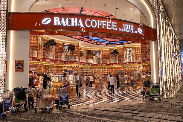 Pecture of Bacha Cofee in Marrakech during Marrakech guided tour